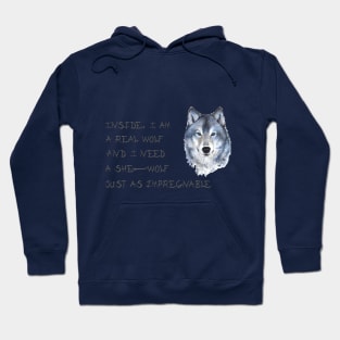 Real wolf Hoodie